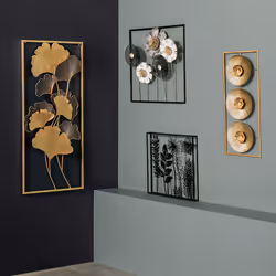 Décoration Murale Métal Ginko 50x100