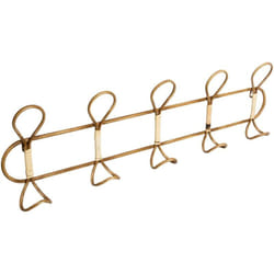 Atmosphera - Patère métal doré 5 crochets créateur d'intérieur