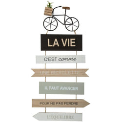 Atmosphera - Déco murale Vélo métal 28x60cm créateur d'intérieur