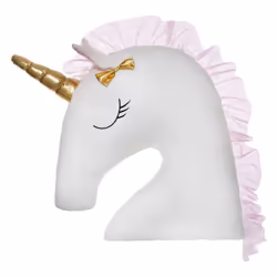 Ce coussin maxi Licorne va trouver sa place dans la chambre de votre fille. Elle adorera ce coussin grâce à son design. Dimen ...