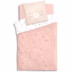 Description générale Cette parure de lit en coton de haute qualité est idéale pour la chambre de votre enfant. Avec un design ...