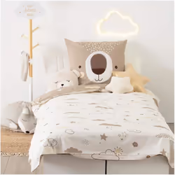Description générale Cette parure de lit en coton de la marque Atmosphera est idéale pour apporter une touche douce et décora ...