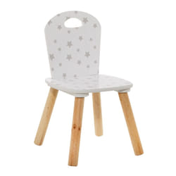 Atmosphera - Chaise enfant douceur étoiles Blanc