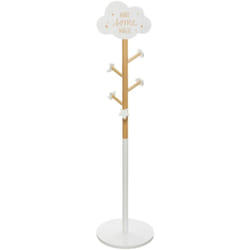 Porte-manteau enfant nuage blanc H135cm - Atmosphera créateur d'intérieur