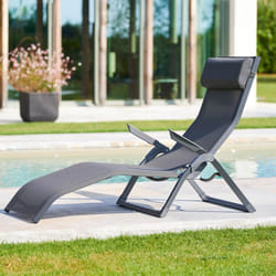 Transat Decima anthracite & graphite aluminium traité époxy en texaline - Hespéride