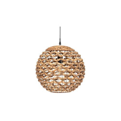 Atmosphera - Luminaire Suspension en Fibre naturelle d 38 cm