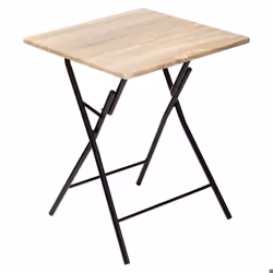 5five - table pliante 2 places effet bois