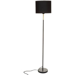 Atmosphera - Lampadaire droit Jule noir et doré