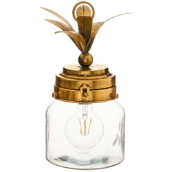 Atmosphera - Lampe led Ananas doré H33cm créateur d'intérieur