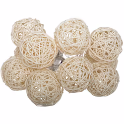 Pour un éclairage discret et original, optez pour la guirlande LED 10 boules Atmosphera. Sobre et moderne Cette guirlande com ...