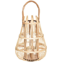 Atmosphera - Lanterne Panier rotin H38cm créateur d'intérieur