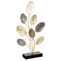 Objet Feuille en Métal H53