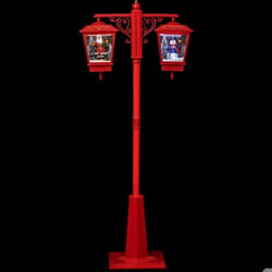 Décoration Lumineuse 2 Lanternes 188cm Rouge
