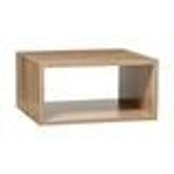 5five - étagère 1 2 cases mix n  modul effet chêne naturel