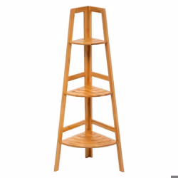 Étagère Angle 3 Niveaux Sicela Bambou