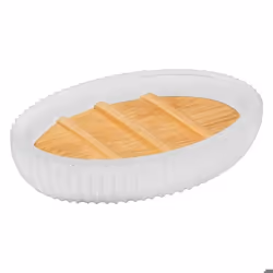 Five - Porte Savon Natureo en résine Blanc