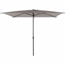 Description générale Profitez sereinement du soleil avec le parasol rectangulaire Loompa de couleur taupe, conçu par la marqu ...