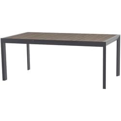 Hesperide - Table de jardin extensible Evasion seigle & graphite 10 places en aluminium traité époxy - Hespéride