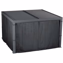 Description générale Les rideaux pour pergola bioclimatique 'majaé' sont un ensemble de 4 rideaux conçus pour une tonnelle de ...