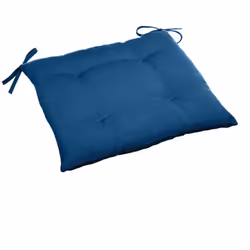 Vous cherchez des coussins pour vos chaises de jardin ? Optez pour la galette de chaise 4 points "KORAI" Hespéride. Confort e ...