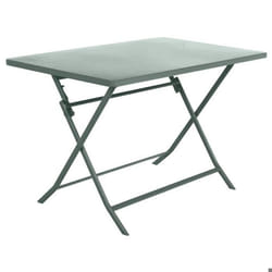 Table de jardin rectangle Greensboro 110 x 70 cm Olive - Hespéride
