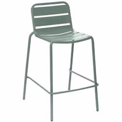 Envie de créer un coin repas agréable sur votre terrasse ou dans votre jardin ? Le fauteuil de bar empilable "PHUKET" Hespéri ...