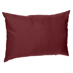 Hesperide - Coussin déco d extérieur Korai bordeaux 30x50cm en polyester - Hespéride