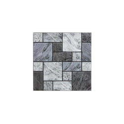 Atmosphera - Sticker effet carreaux de mur - Lot de 2 - 30 x 30 cm - Gris - Livraison gratuite