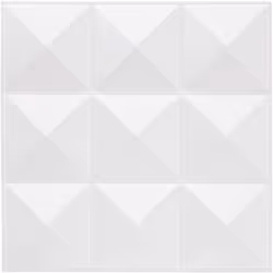 Description générale Autocollant décoratif modèle tuile couleur blanche, idéal pour embellir vos murs avec un design moderne ...