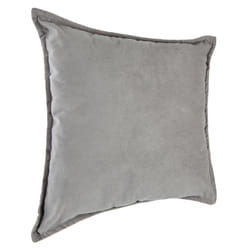Coussin gris clair "Lilou" 45X45
