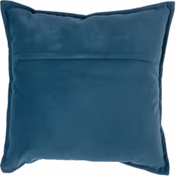Coussin Uni Déhoussable Bleu 45 x 45 cm
