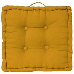 Coussin de sol ocre 40X40