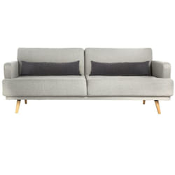 Canapé convertible Jack 3 places gris souris Atmosphera créateur d'intérieur