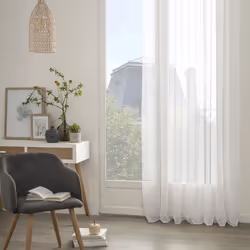 Voilage blanc "Anissa" 140X240