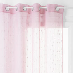 Voilage rose "Anissa" 140X240