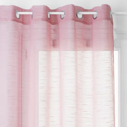 Voilage rose "Sam" 140X240