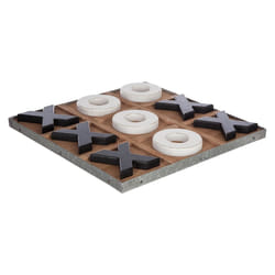 Jeu morpion en bois 35X35X2,9