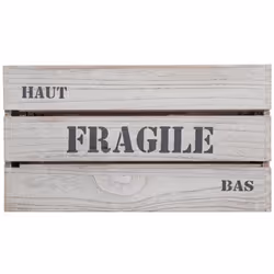Lot de 6 cagettes en bois