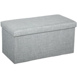Atmosphera - Pouf Pliable Tomaz Gris