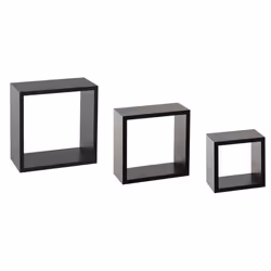 3 Etagères murales design cube Fixy