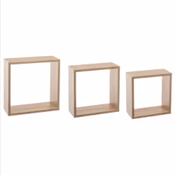 Lot de 3 Etagères Fixy Cub