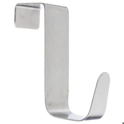 Patères de porte - FIVE - Lot de 2 - Inox - Dimensions L25 x P65 x H7 cm - Style Contemporain