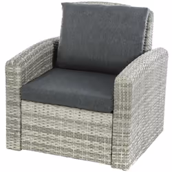 Description générale Le fauteuil de jardin Hespéride Polynésia, de coloris havane, allie élégance et confort pour embellir vo ...