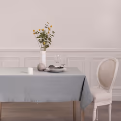 Nappe chambray gris clair 140X240