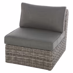 Fauteuil chauffeuse de jardin en résine tressée Moorea