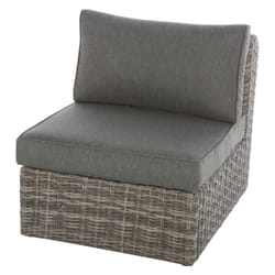 Fauteuil chauffeuse de jardin en résine tressée Moorea