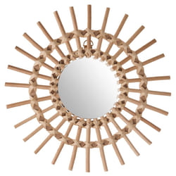 Miroir Mural  Rotin  30cm Naturel