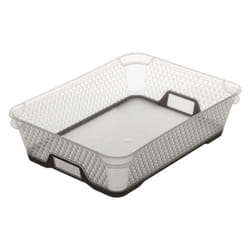 5five Boîte de Rangement Organisation Maison 3,7 Litres - Duo Blanc pour un Rangement Pratique et Moderne