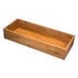 Boîte de rangement - 0E0B0B01 - Bambou - L. 38 x l. 15 x H. 7 cm - Poids 0.62 kg - Vert classique