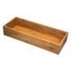 Boîte de rangement - 0E0B0B01 - Bambou - L. 38 x l. 15 x H. 7 cm - Poids 0.62 kg - Vert classique